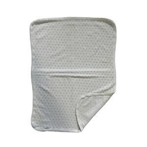 Parents Choice Walmart Blue White Baby Blanket Thermal Waffle Weave Polka Dots